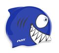Шапочка для плавания силиконовая Shark