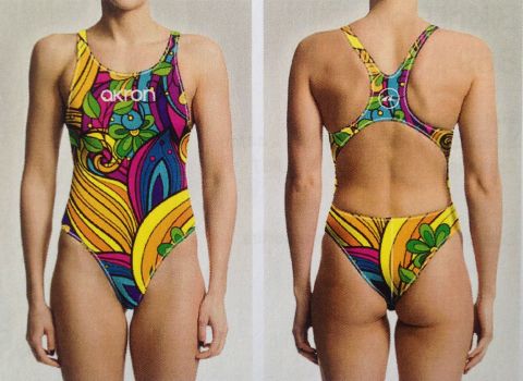 Купальник спортивный Spain Flower 2 Junior