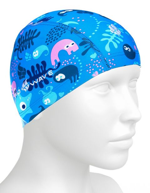 Шапочка для плавания Lycra c рисунком (Monsters, Sea Life)